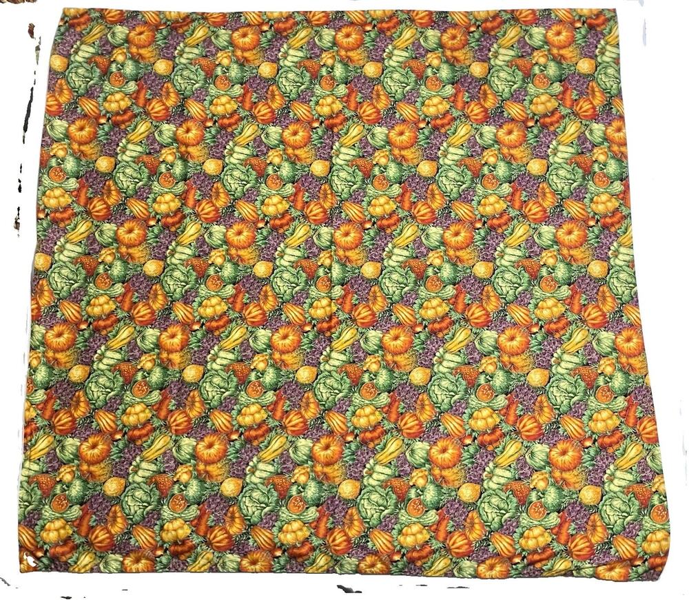 Cranston Print Works Fabric 100% Cotton Small Tablecloth for Thanksgiving Fall